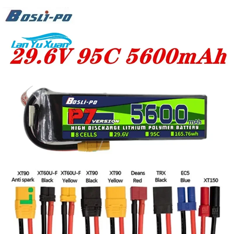 Rc Helicopter Bag - Batterie Li-Po Bosli-po 8S 29.6V 5600m-Ah