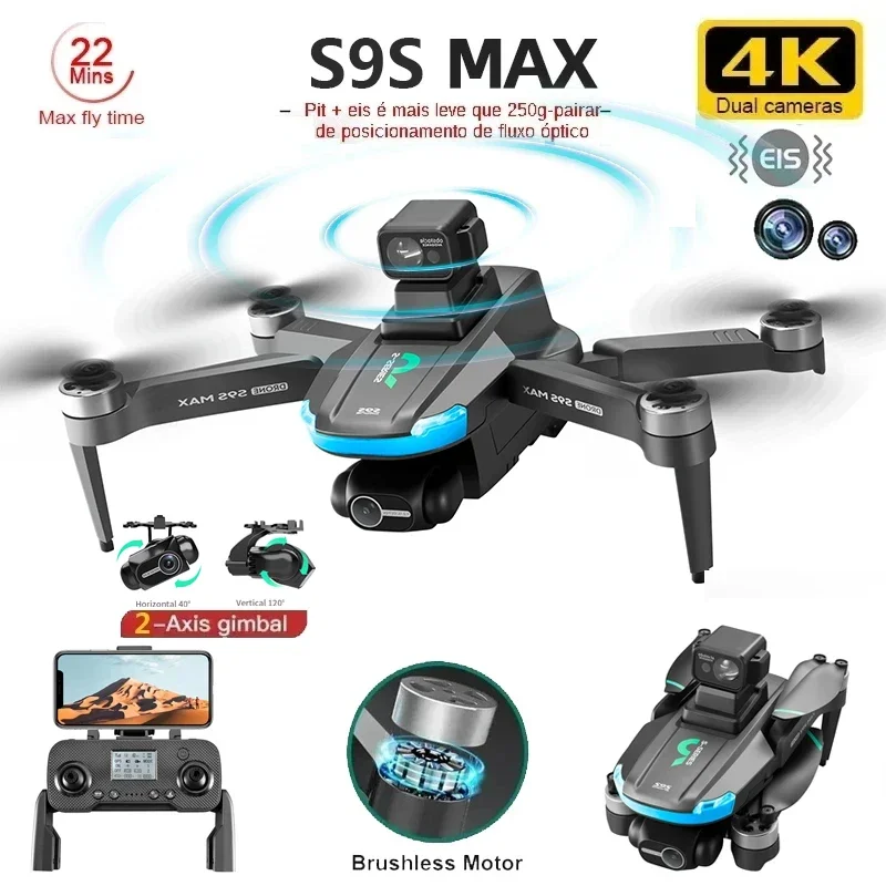 Nouveau S9S MAX MINI Drone 4K  - Rc Helicopter Case avis et prix