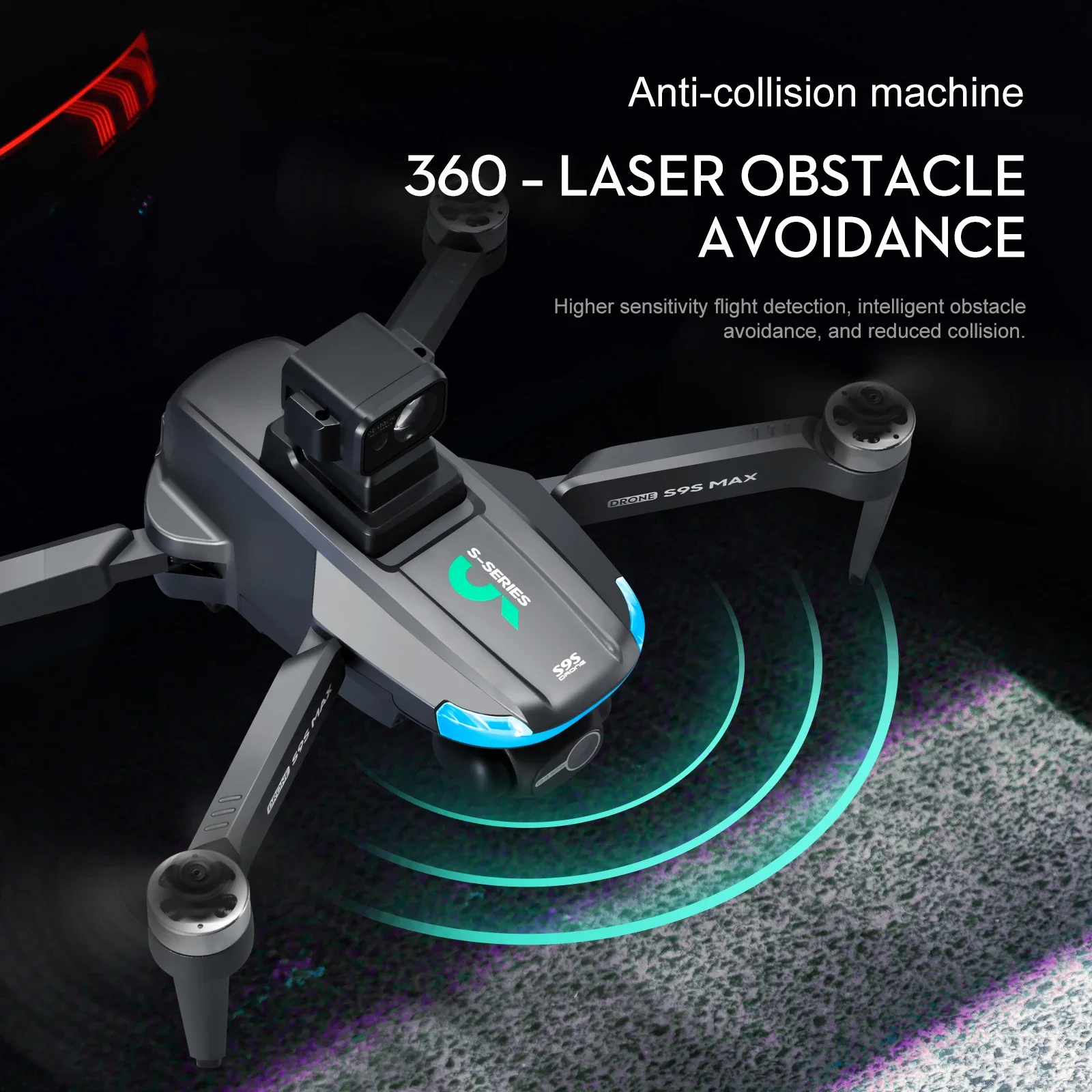 Nouveau S9S MAX MINI Drone 4K  - Rc Helicopter Case avis et prix