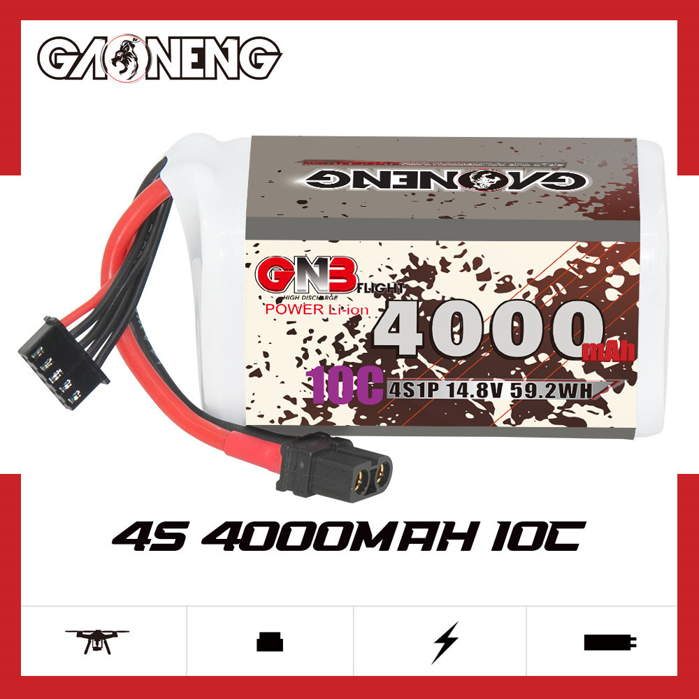 GNB-Batterie 4000mAh 4S 14.8V  - Rc Helicopter Parts avis et prix