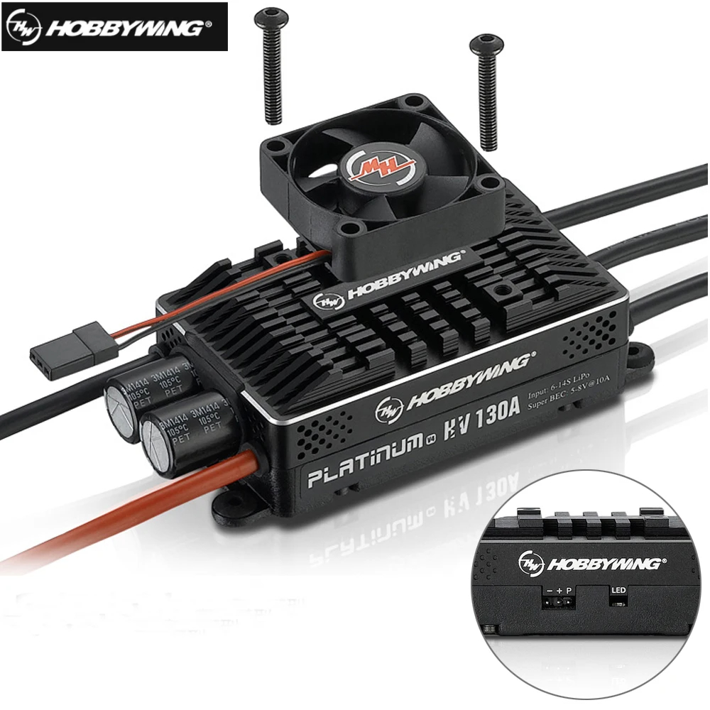 Hobbywing Platinum HV 130A SBE - Rc Helicopter Motor avis et prix