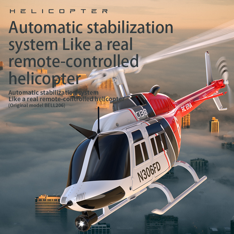RC ERA C138 1:33 Bell 206 RC h - Rc Helicopter Gyro avis et prix