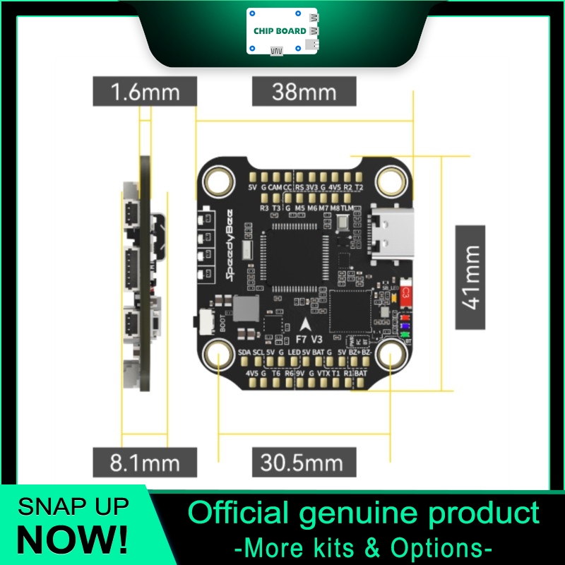 Contrôleur de vol de drone Spe - Betaflight Fc F7 avis et prix